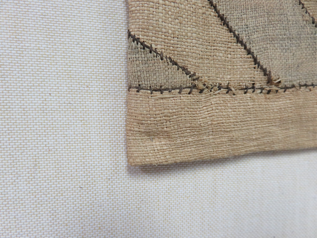 Geometric Motif Framed Textile
