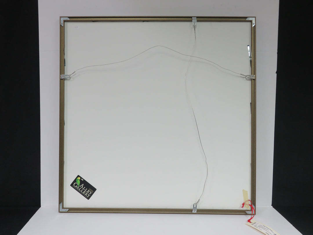 Geometric Motif Framed Textile
