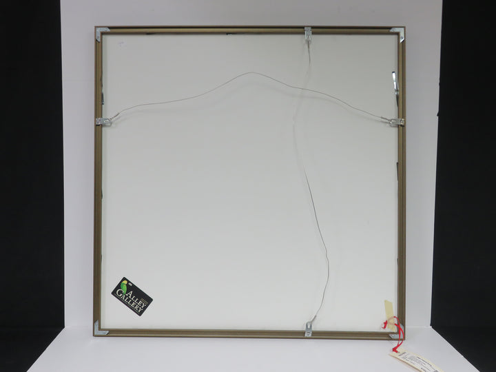Geometric Motif Framed Textile
