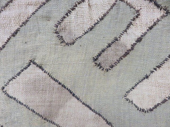 Geometric Motif Framed Textile