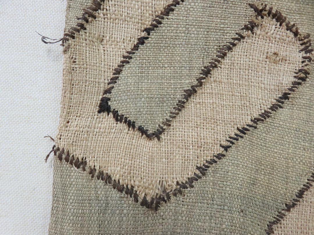 Geometric Motif Framed Textile