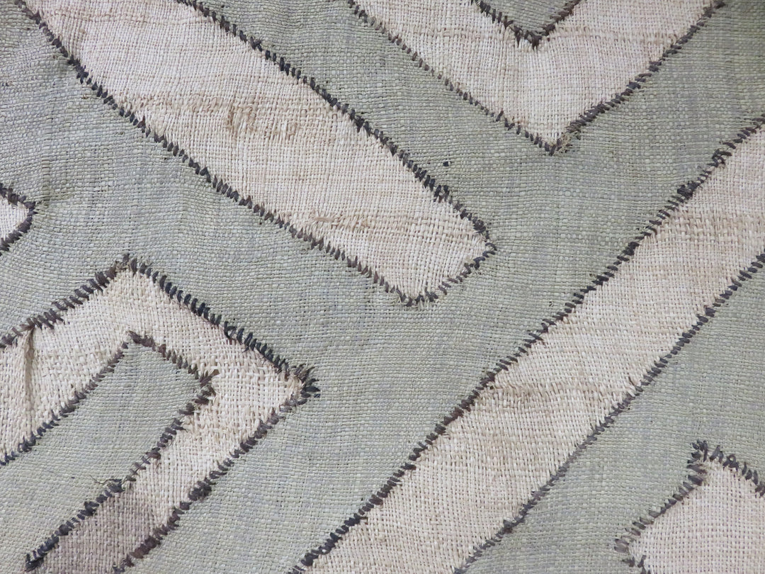 Geometric Motif Framed Textile