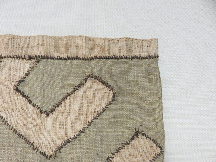 Geometric Motif Framed Textile