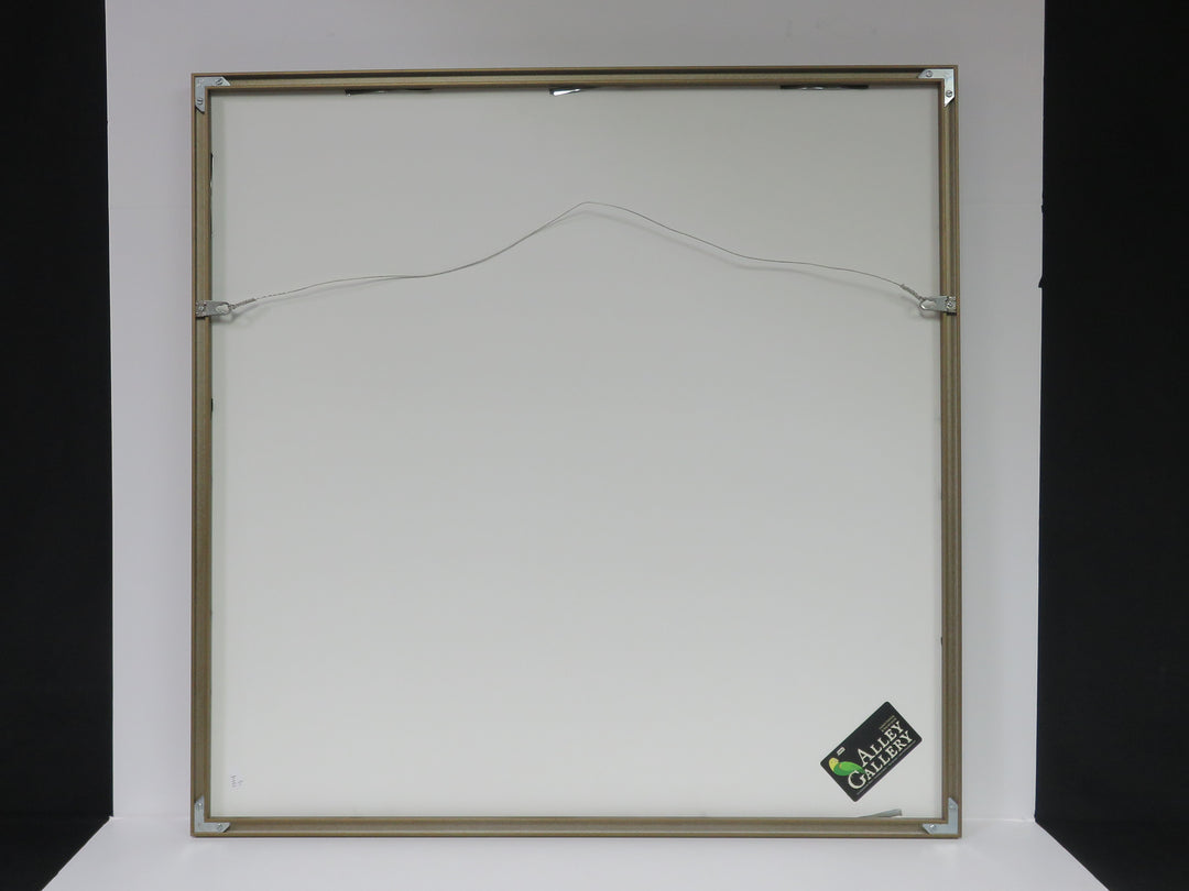 Geometric Motif Framed Textile