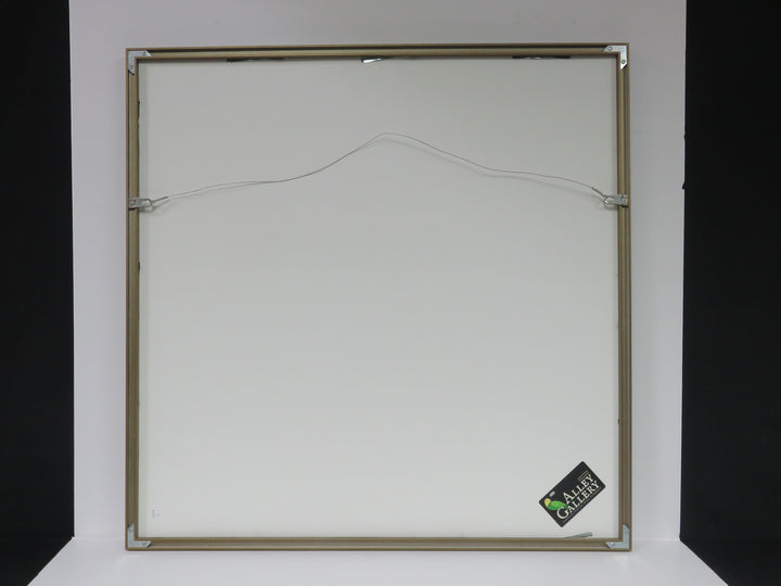 Geometric Motif Framed Textile
