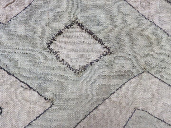 Geometric Motif Framed Textile