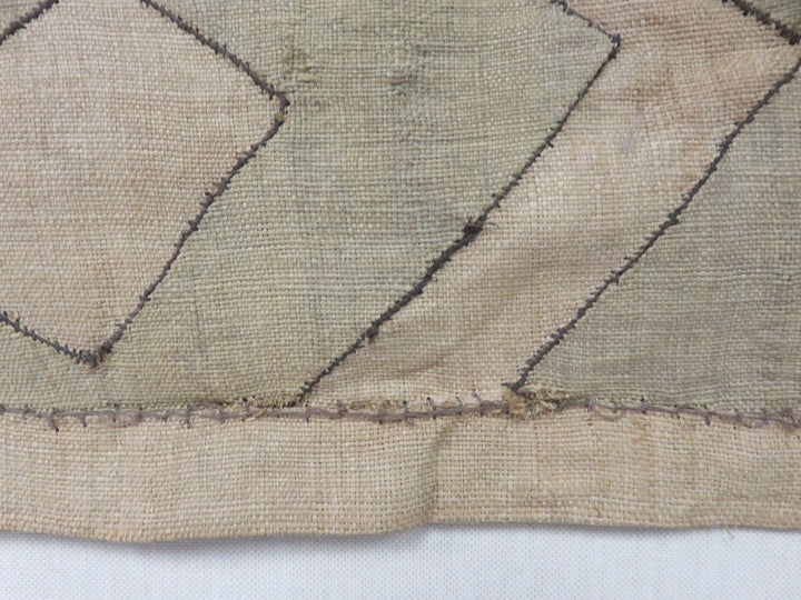 Geometric Motif Framed Textile