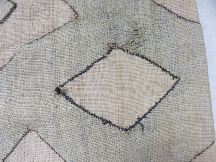 Geometric Motif Framed Textile