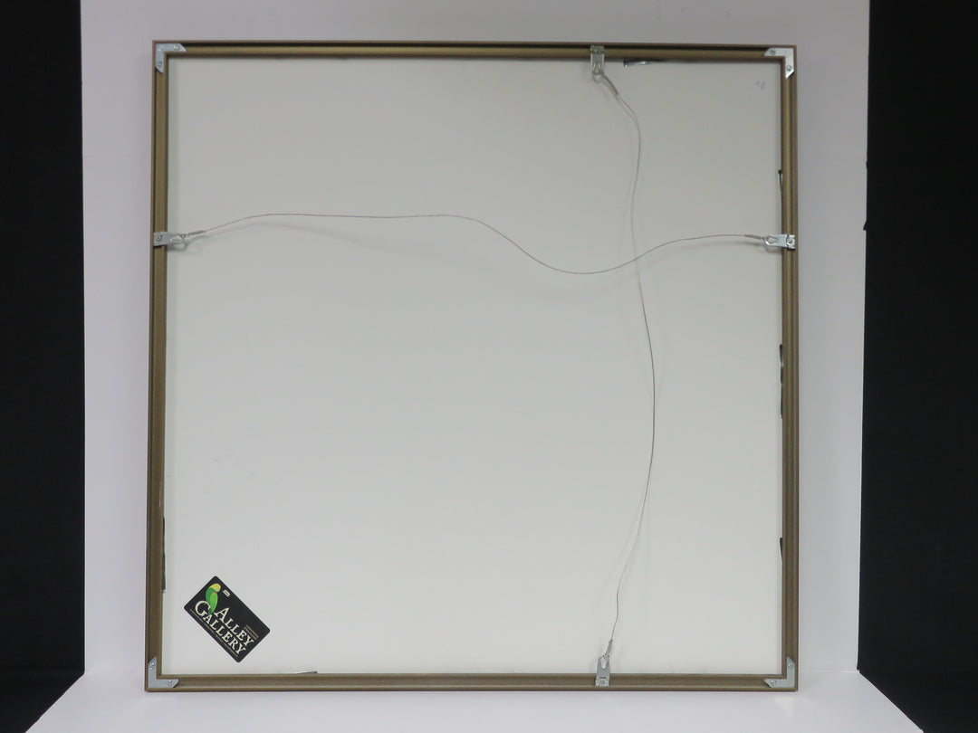 Geometric Motif Framed Textile