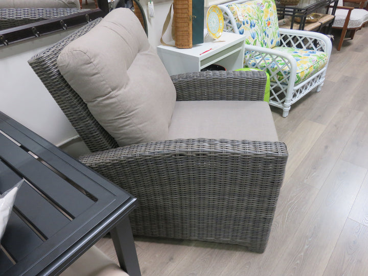 Wicker Resin Recliner Chair