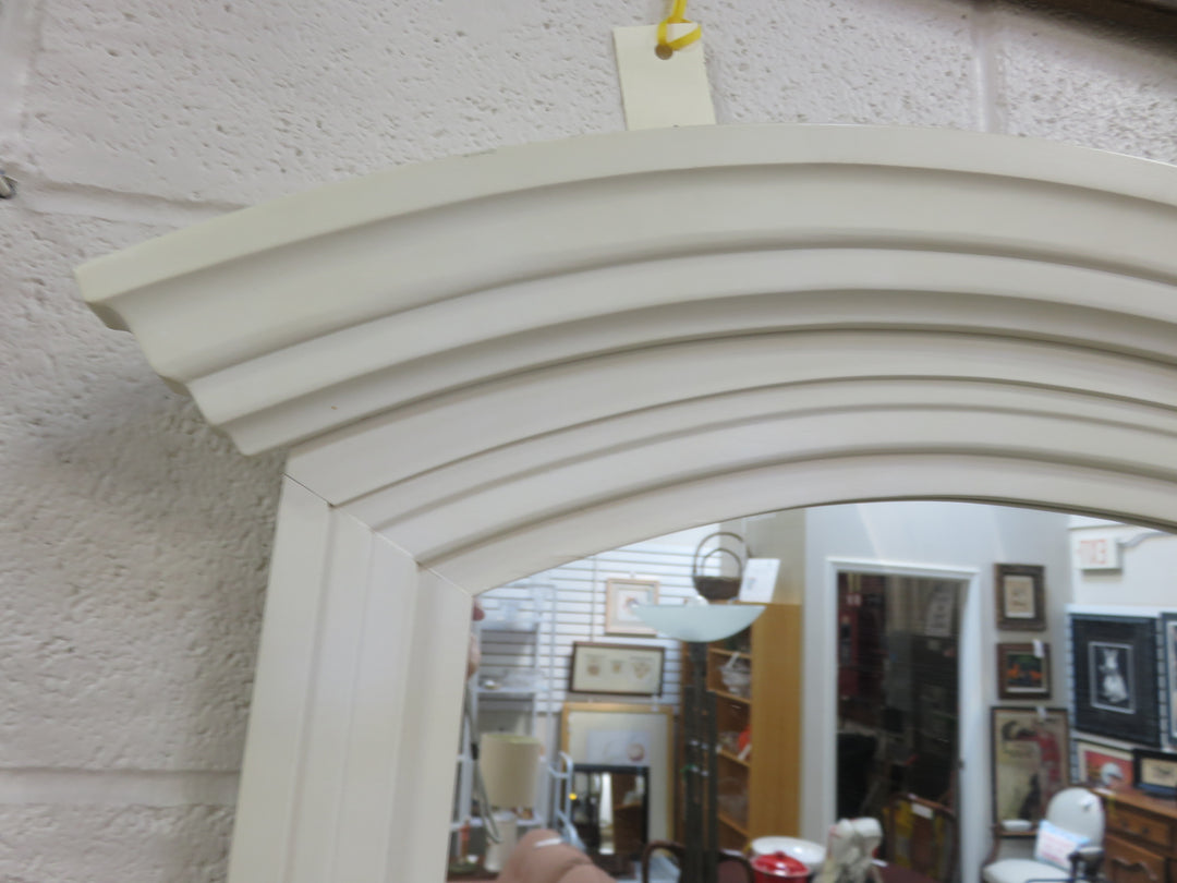 White Arched Mirror