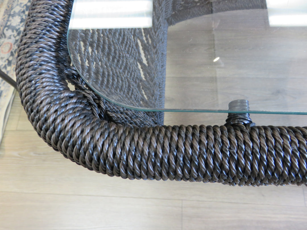 Resin Wicker Porch End Table