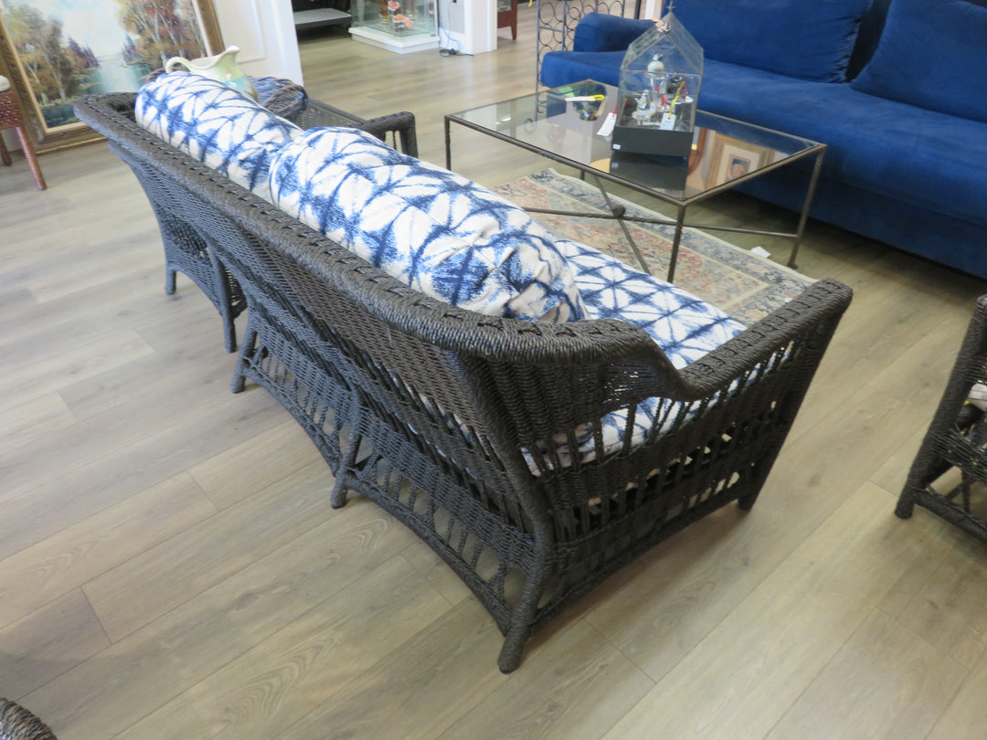 Resin Wicker Porch Love Seat
