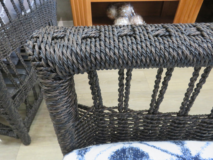 Resin Wicker Porch Love Seat