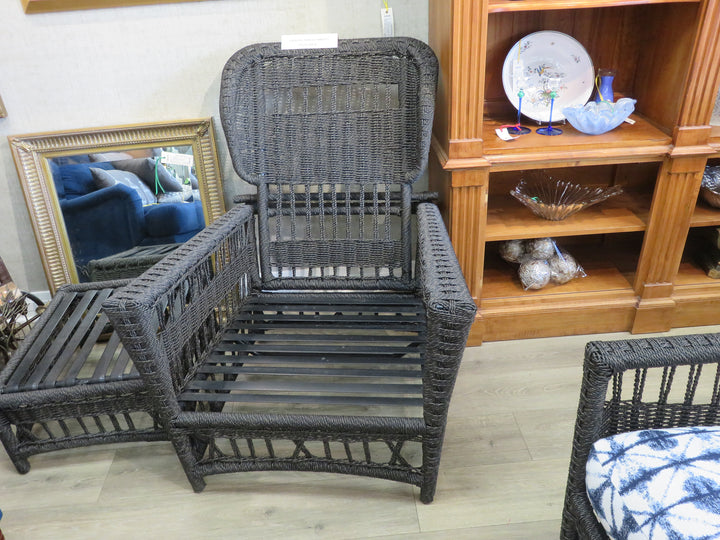 Porch Arm Chair with Ottoman