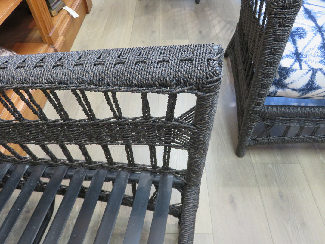 Porch Arm Chair with Ottoman