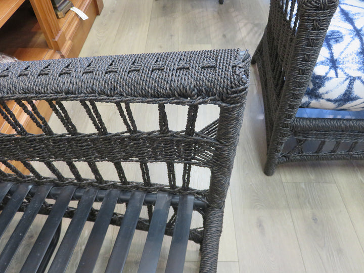 Porch Arm Chair with Ottoman