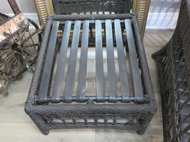 Porch Arm Chair with Ottoman