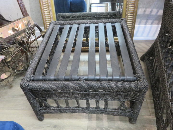 Porch Arm Chair with Ottoman
