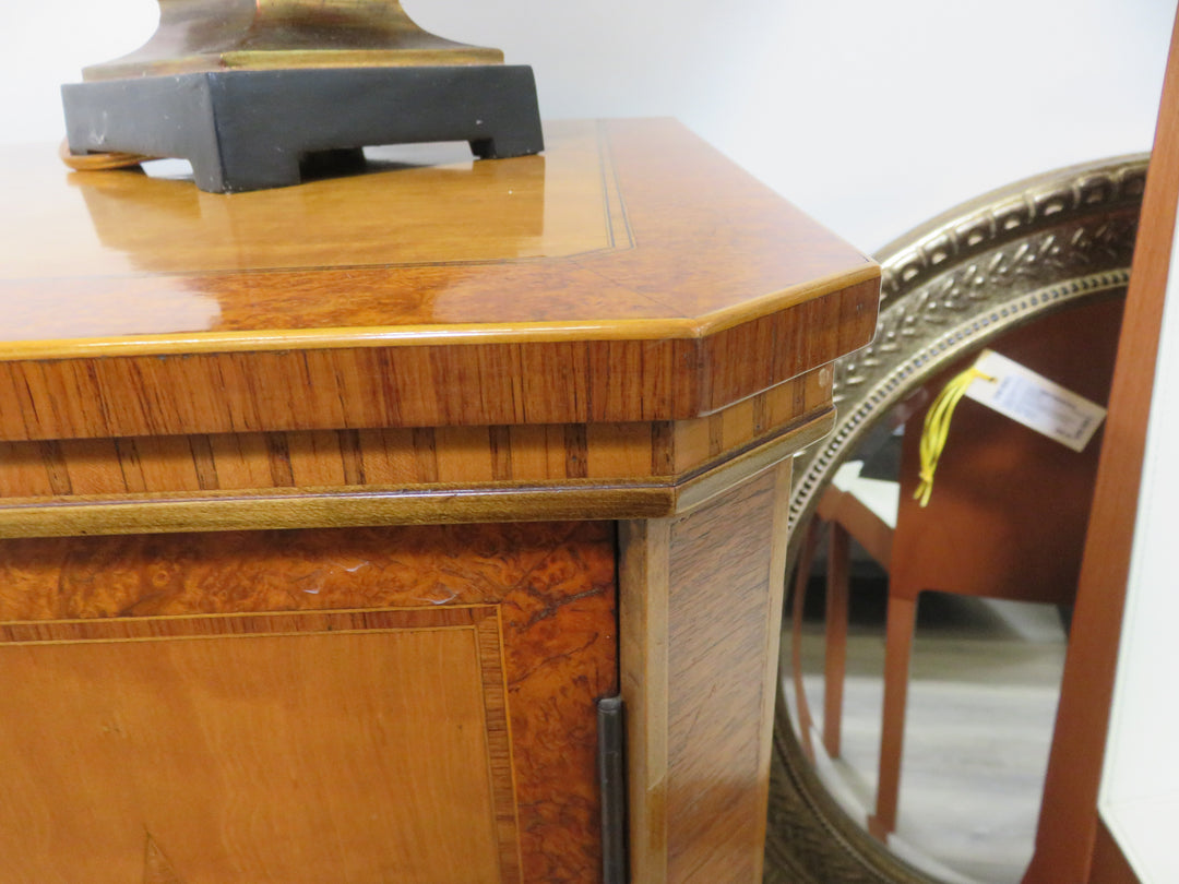 Antique Inlaid Wood Sideboard