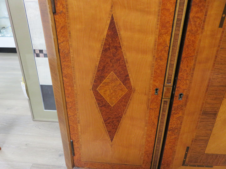 Antique Inlaid Wood Sideboard