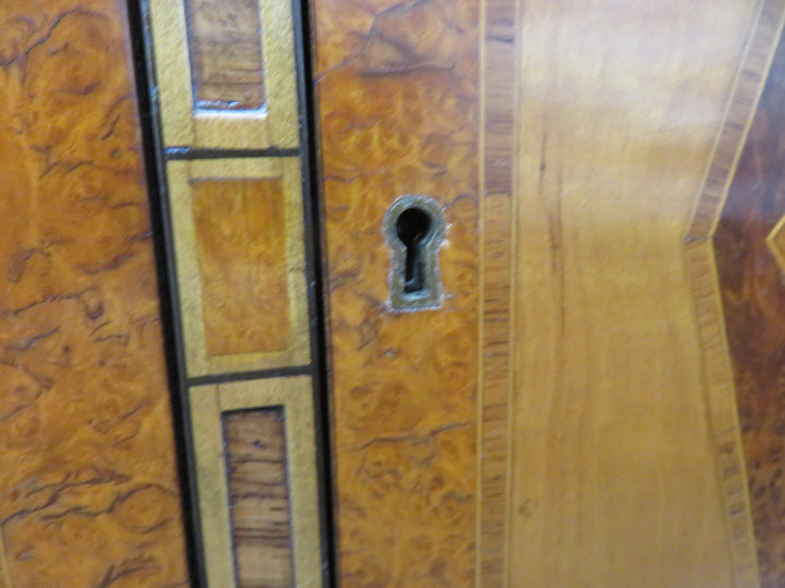 Antique Inlaid Wood Sideboard
