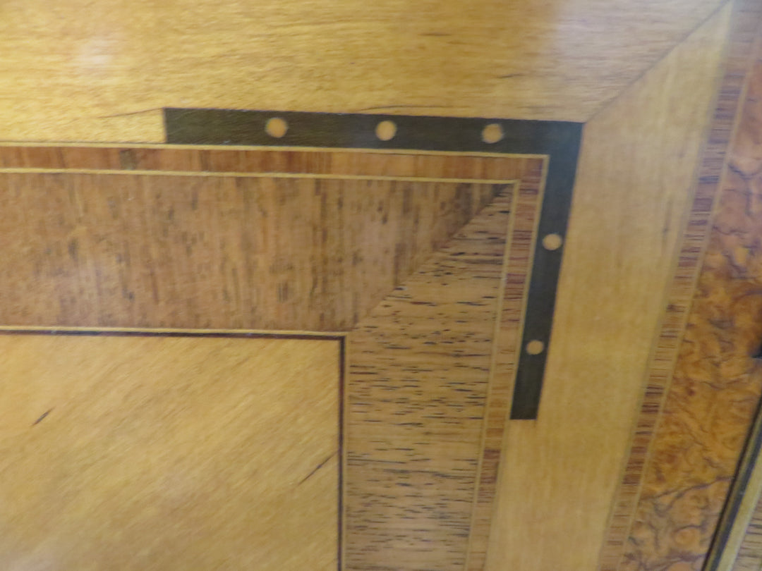Antique Inlaid Wood Sideboard