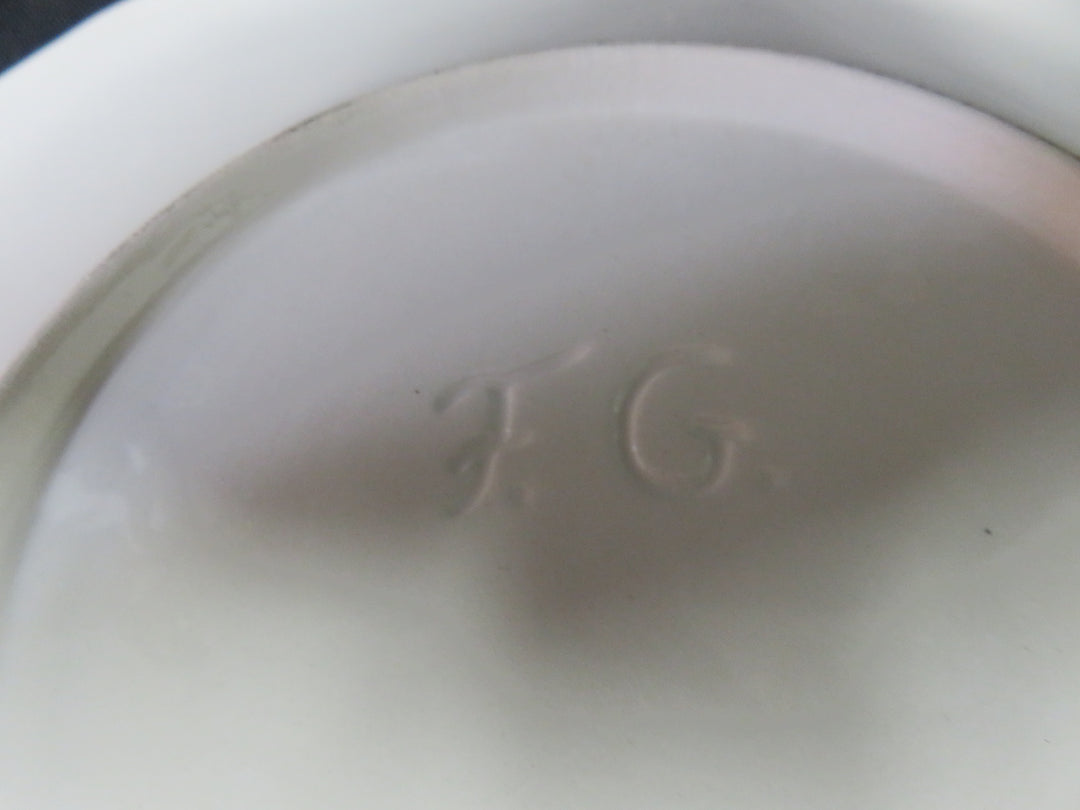 Hand Painted Bowl and Saucer