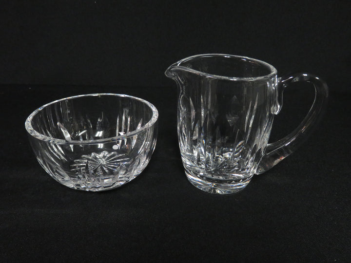 Cut Crystal Cream & Sugar
