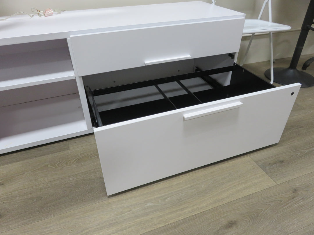 Modern White Credenza