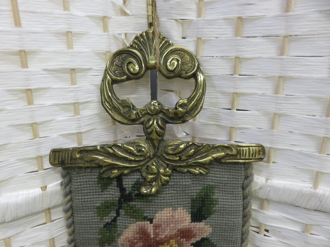 Needlepoint Bell Pull Hanging