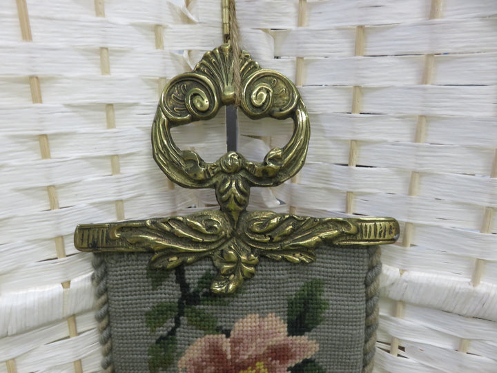 Needlepoint Bell Pull Hanging