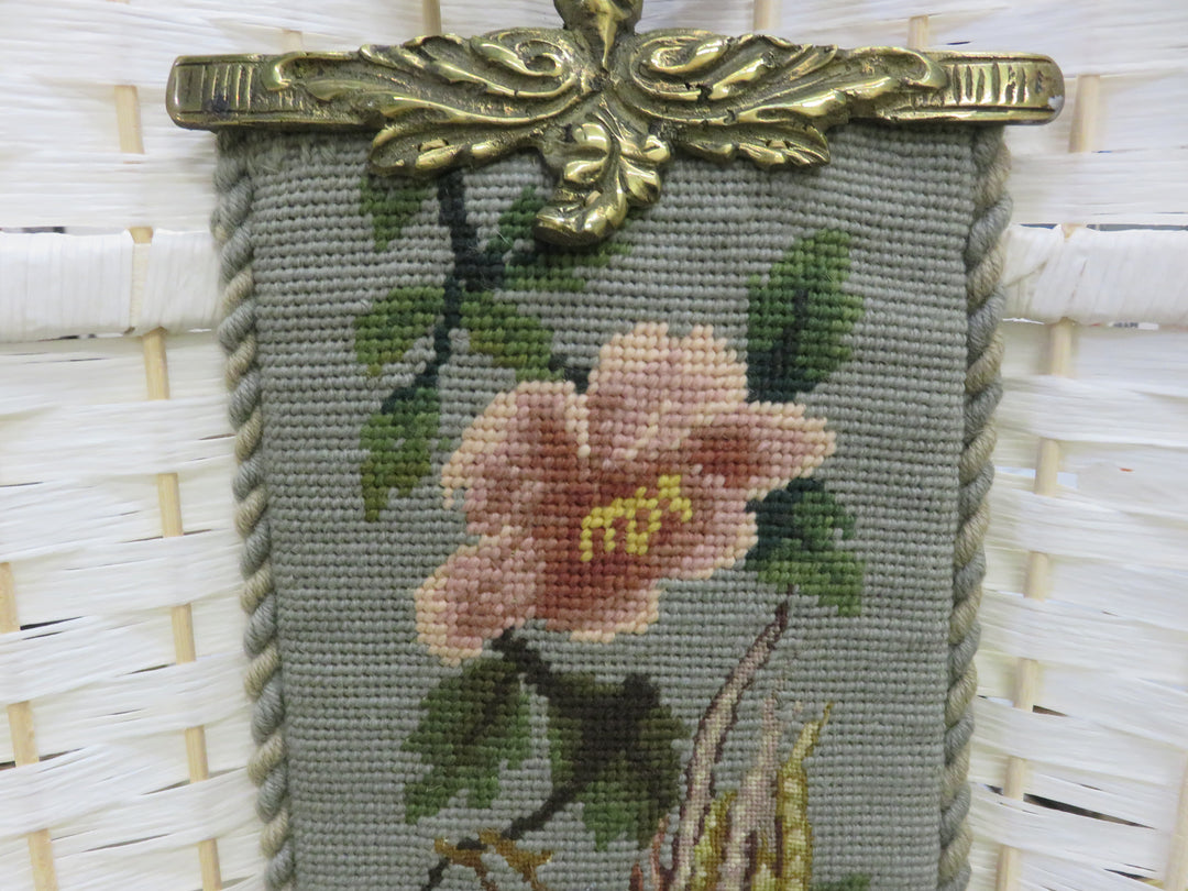 Needlepoint Bell Pull Hanging