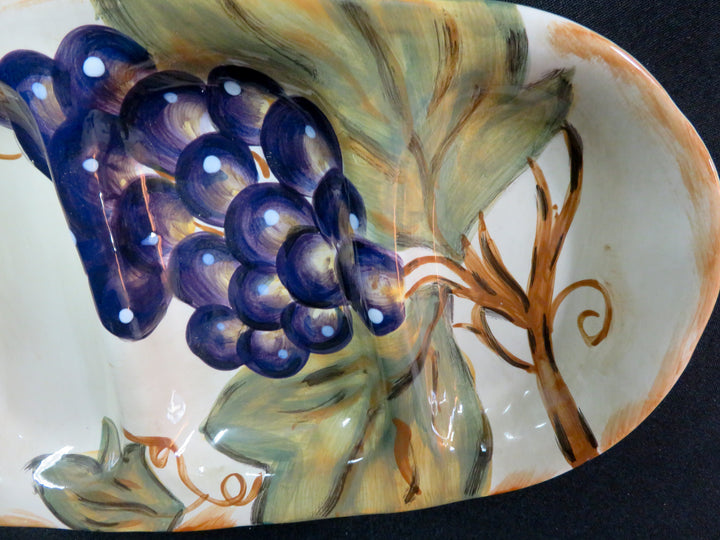 Hand Painted Divided Dish