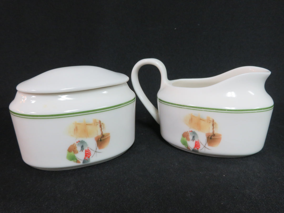 Whimsical Cream & Sugar Set