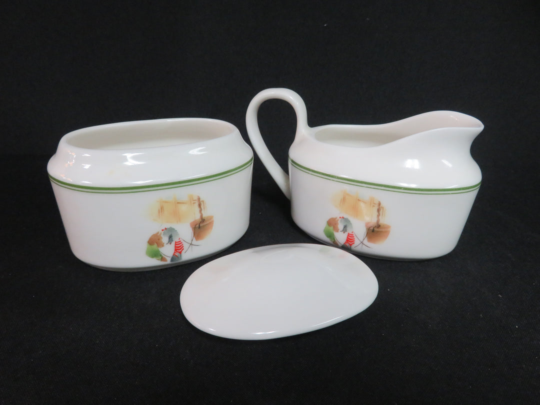 Whimsical Cream & Sugar Set