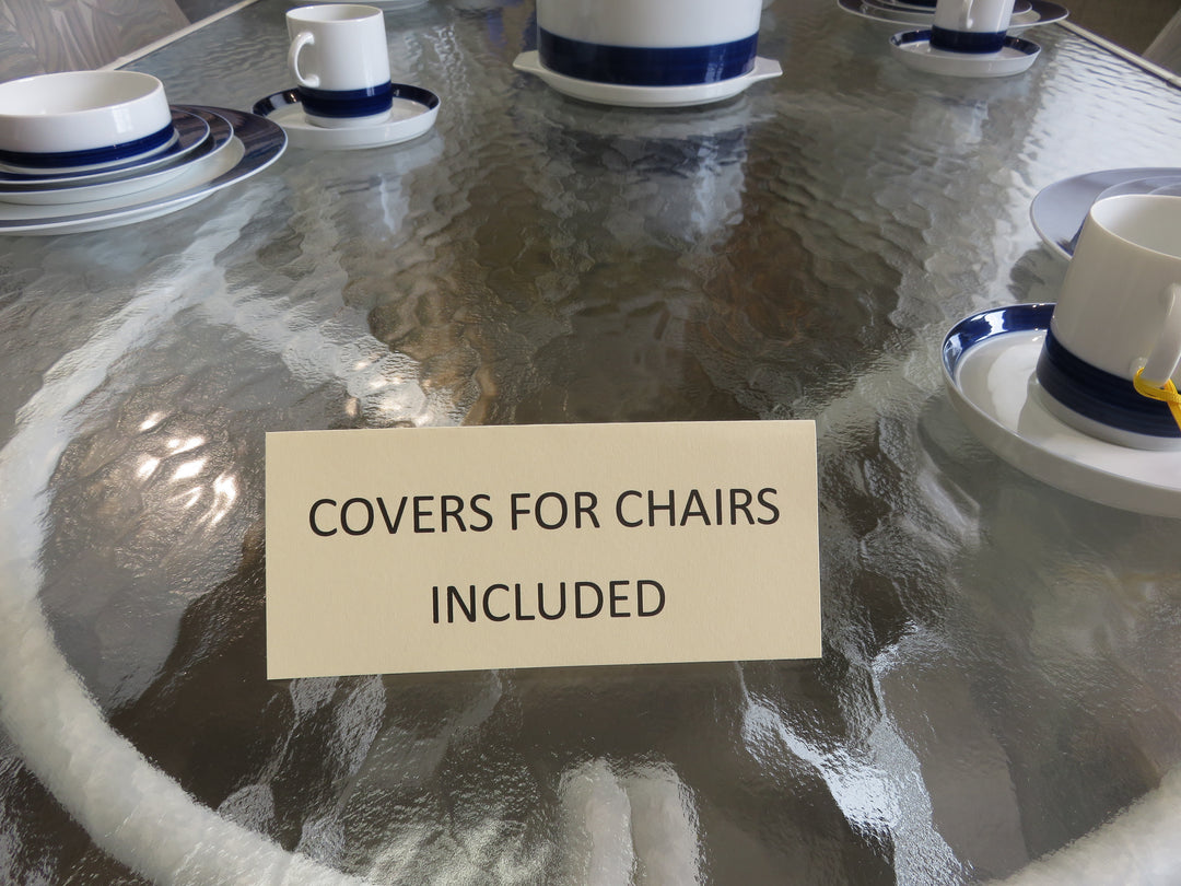 Patio Outdoor Table & Six Chairs
