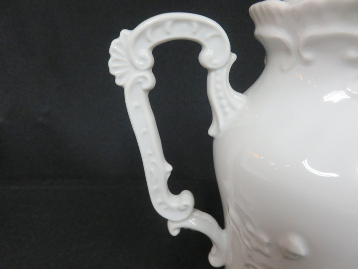 Vintage White Coffee Pot