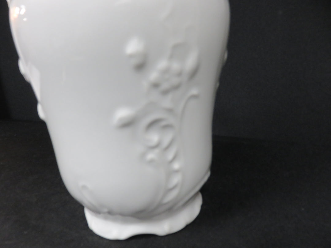 Vintage White Coffee Pot