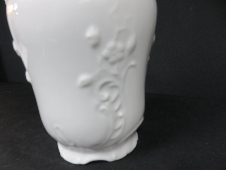 Vintage White Coffee Pot