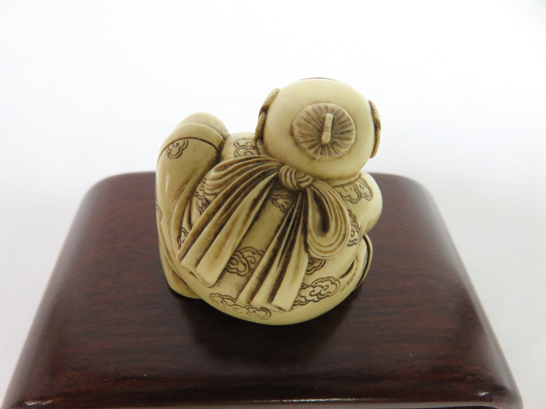 Japanese Netsuke Figure on Stand