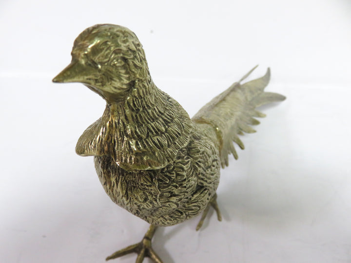 Vintage Brass Pheasants