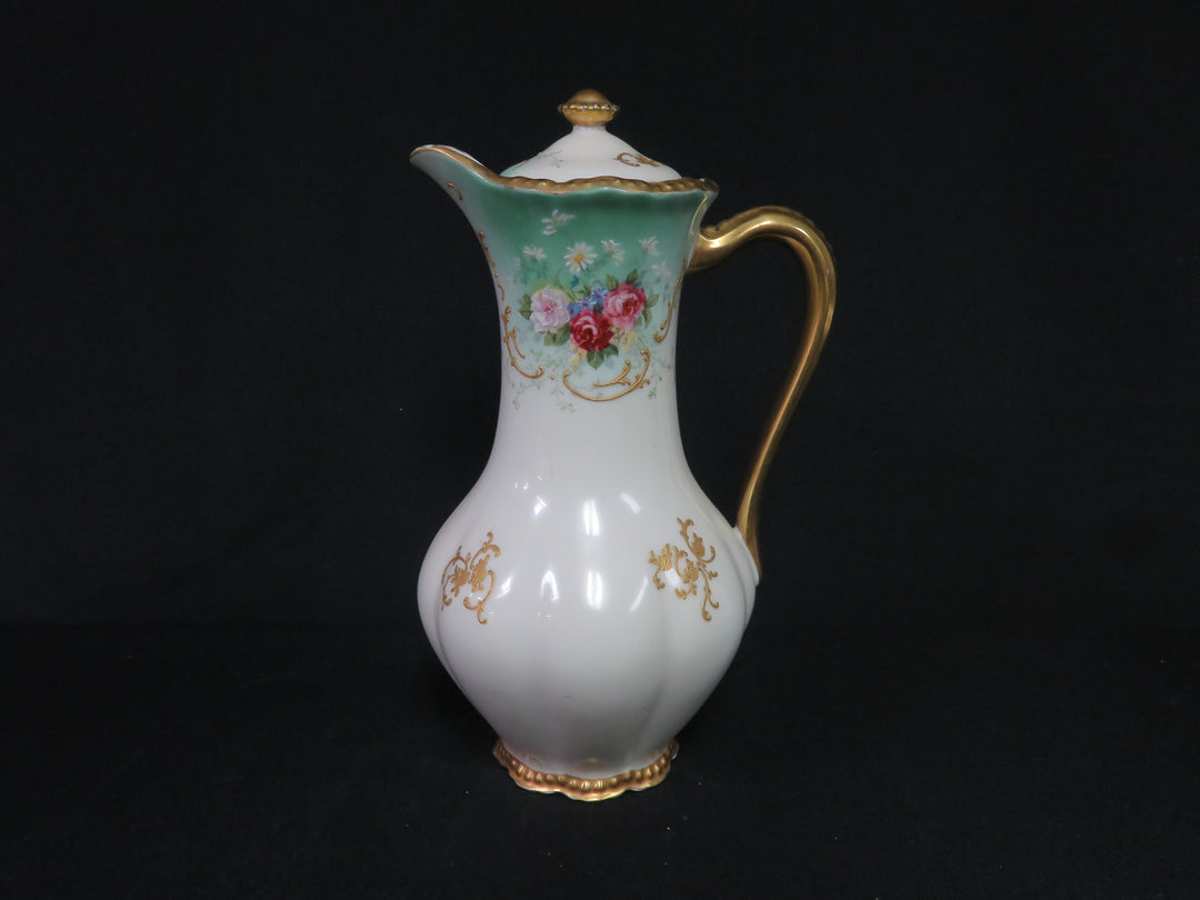Antique Limoges Chocolate Pot
