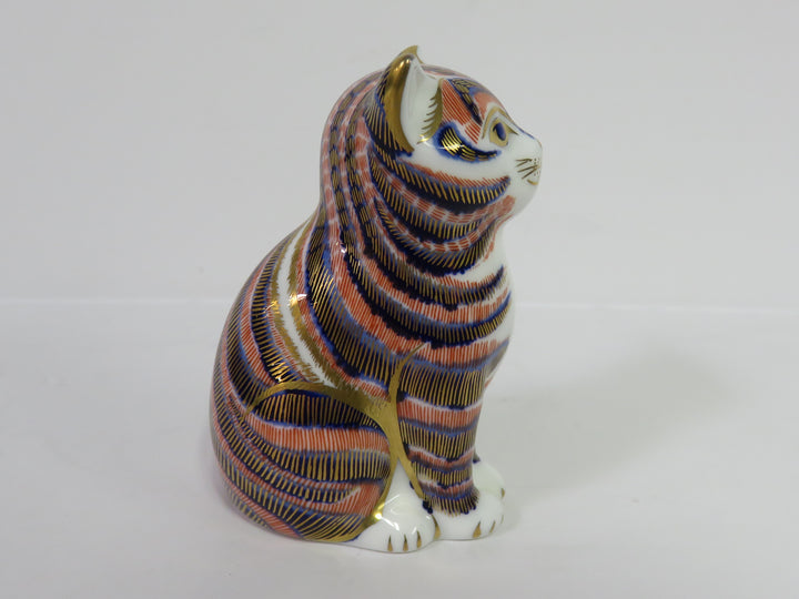 Royal Crown Derby Cat Figurine