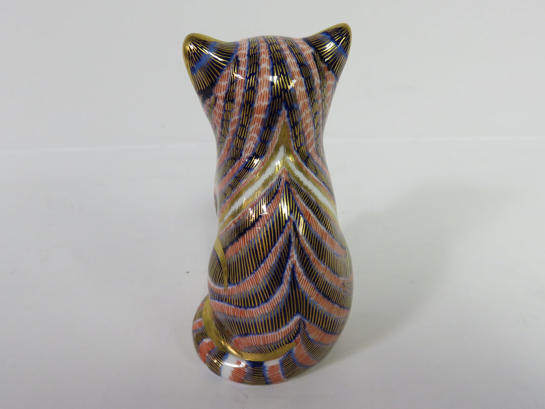 Royal Crown Derby Cat Figurine