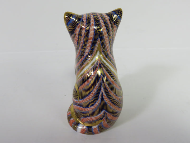Royal Crown Derby Cat Figurine