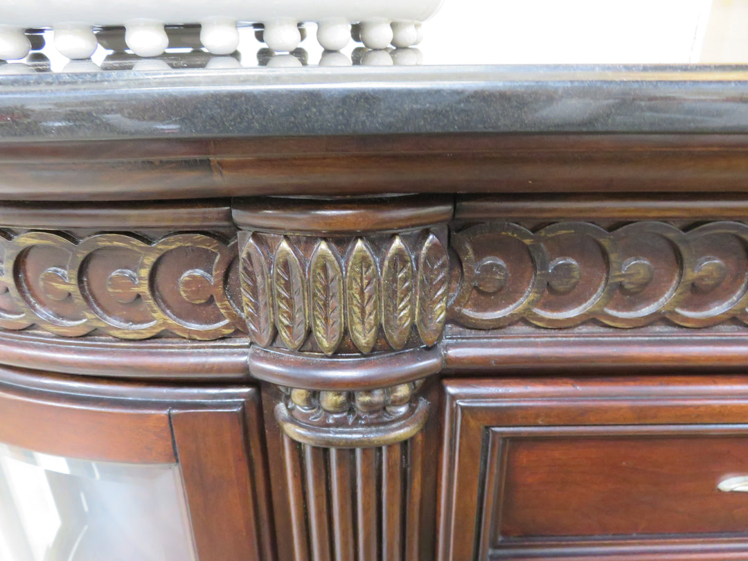 Italian Style Stone Topped Sideboard