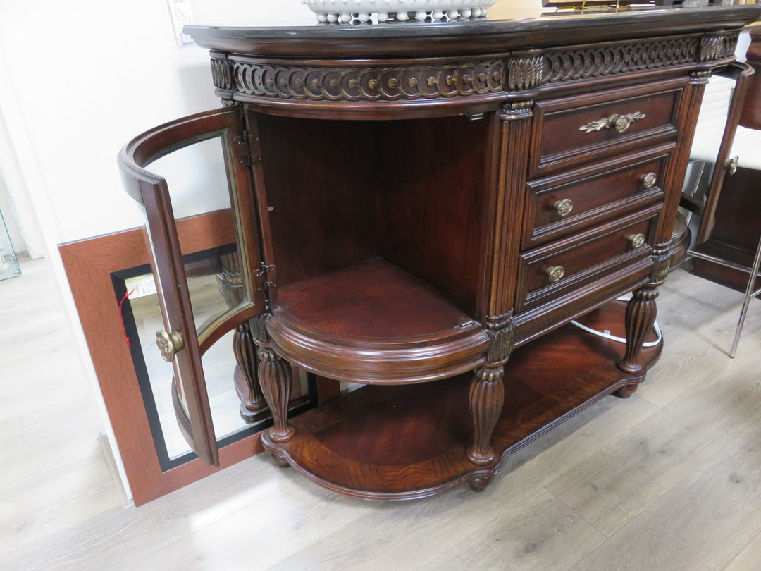 Italian Style Stone Topped Sideboard