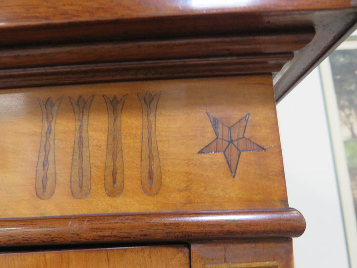Antique Biedermeier-Style Secretary Desk