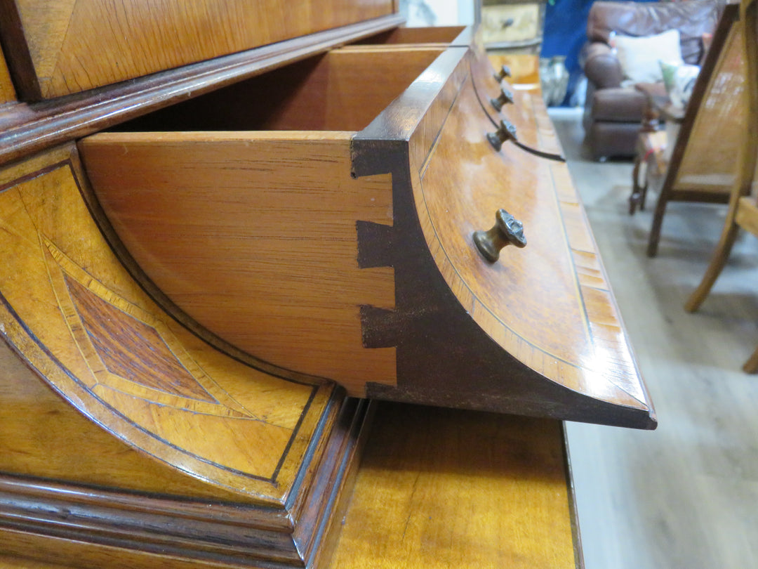 Antique Biedermeier-Style Secretary Desk